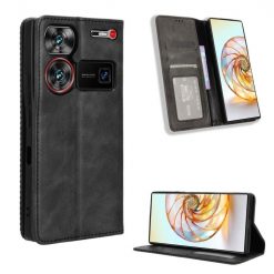 Peňaženkové puzdro Retro Leather čierne – Nubia Z60 Ultra | Kryty na mobil Kryty na mobil | Peňaženkové puzdro Retro Leather čierne – Nubia Z60 Ultra | Kryty na mobil
