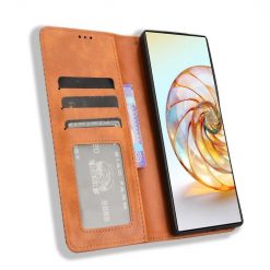 Kryty na mobil | Peňaženkové puzdro Retro Leather hnedé – Nubia Z60 Ultra | Kryty na mobil