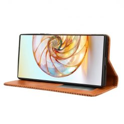 Kryty na mobil | Peňaženkové puzdro Retro Leather hnedé – Nubia Z60 Ultra | Kryty na mobil