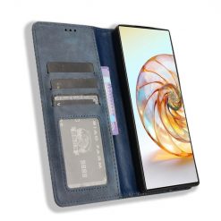 Kryty na mobil | Peňaženkové puzdro Retro Leather modré – Nubia Z60 Ultra | Kryty na mobil