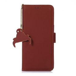 Kryty na mobil | Peňaženkové puzdro RFID Leather case hnedé – Xiaomi 14 | Kryty na mobil