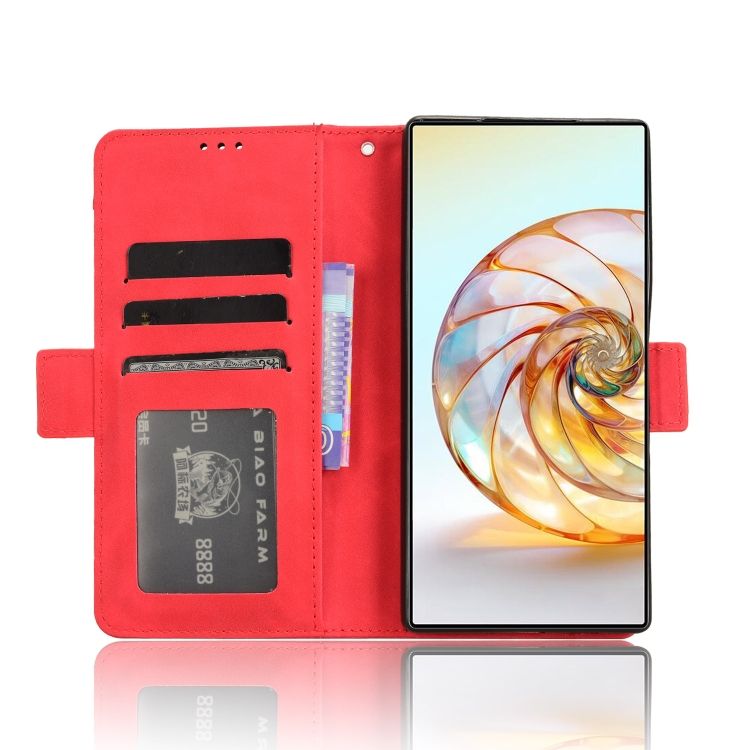 Peňaženkové puzdro Slots case červené – Nubia Z60 Ultra | Kryty na mobil Kryty na mobil | Peňaženkové puzdro Slots case červené – Nubia Z60 Ultra | Kryty na mobil