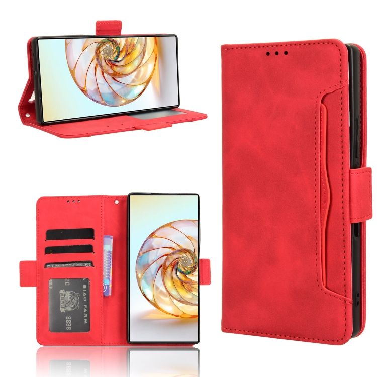 Peňaženkové puzdro Slots case červené – Nubia Z60 Ultra | Kryty na mobil Kryty na mobil | Peňaženkové puzdro Slots case červené – Nubia Z60 Ultra | Kryty na mobil