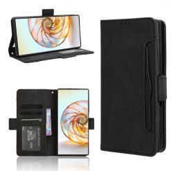 Peňaženkové puzdro Slots case čierne – Nubia Z60 Ultra | Kryty na mobil Kryty na mobil | Peňaženkové puzdro Slots case čierne – Nubia Z60 Ultra | Kryty na mobil