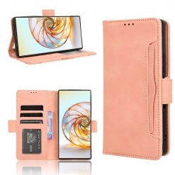 Kryty na mobil | Peňaženkové puzdro Slots case ružové – Nubia Z60 Ultra | Kryty na mobil