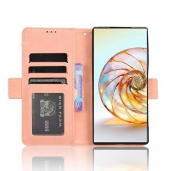 Kryty na mobil | Peňaženkové puzdro Slots case ružové – Nubia Z60 Ultra | Kryty na mobil