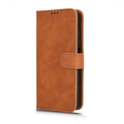 Peňaženkové puzdro Solid hnedé – Infinix Smart 8