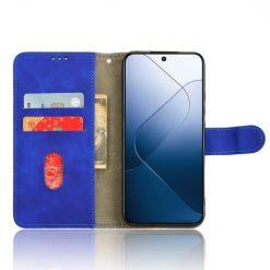 Kryty na mobil | Peňaženkové puzdro Solid modré – Xiaomi 14 | Kryty na mobil