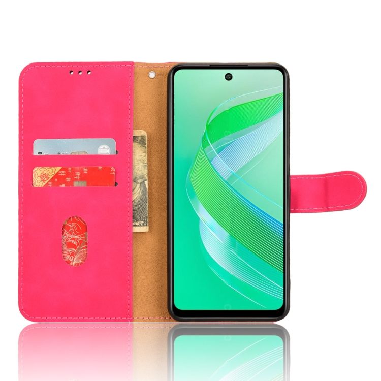 Peňaženkové puzdro Solid ružové – Infinix Smart 8 | Kryty na mobil Kryty na mobil | Peňaženkové puzdro Solid ružové – Infinix Smart 8 | Kryty na mobil