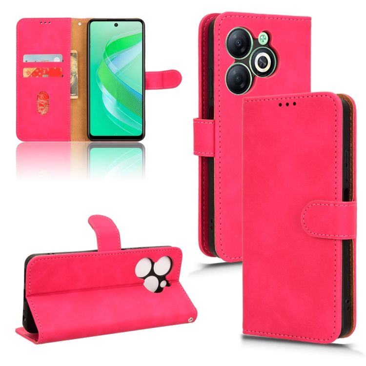Peňaženkové puzdro Solid ružové – Infinix Smart 8 | Kryty na mobil Kryty na mobil | Peňaženkové puzdro Solid ružové – Infinix Smart 8 | Kryty na mobil