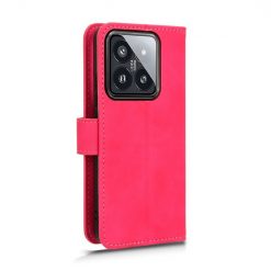 Peňaženkové puzdro Solid ružové – Xiaomi 14 | Kryty na mobil Kryty na mobil | Peňaženkové puzdro Solid ružové – Xiaomi 14 | Kryty na mobil