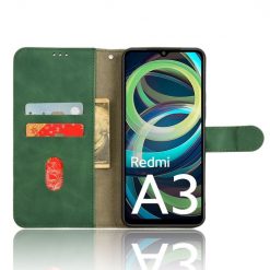 Peňaženkové puzdro Solid zelené – Xiaomi Redmi A3 | Kryty na mobil Kryty na mobil | Peňaženkové puzdro Solid zelené – Xiaomi Redmi A3 | Kryty na mobil