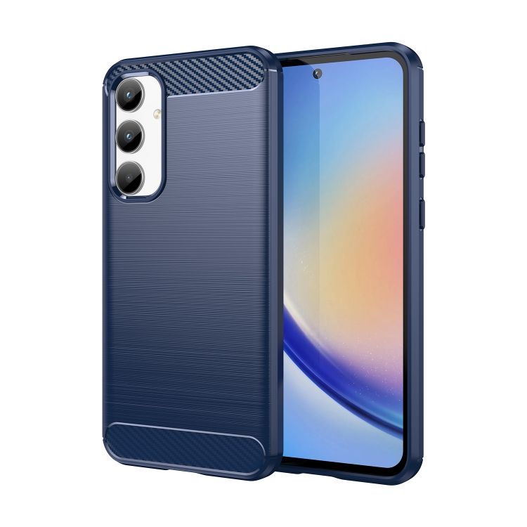 Zadný kryt Carbon modrý – Samsung Galaxy A35 5G | Kryty na mobil Kryty na mobil | Zadný kryt Carbon modrý – Samsung Galaxy A35 5G | Kryty na mobil