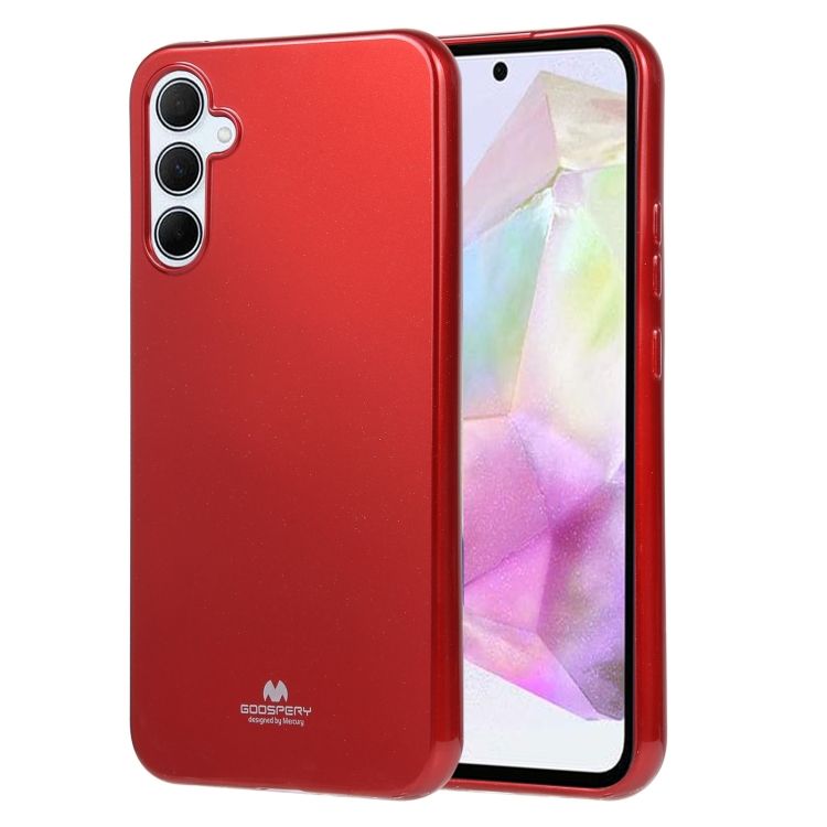 Zadný kryt Goospery Pearl Jelly tmavočervený – Samsung Galaxy A35 5G | Kryty na mobil Kryty na mobil | Zadný kryt Goospery Pearl Jelly tmavočervený – Samsung Galaxy A35 5G | Kryty na mobil