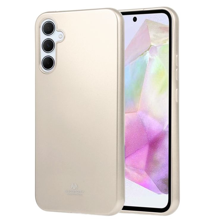Zadný kryt Goospery Pearl Jelly zlatý – Samsung Galaxy A35 5G | Kryty na mobil Kryty na mobil | Zadný kryt Goospery Pearl Jelly zlatý – Samsung Galaxy A35 5G | Kryty na mobil