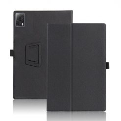 Kryty na mobil | Knižkové puzdro Litchi Skin case čierne – T Tablet | Kryty na mobil