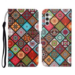 Knižkové puzdro Trendy Cross case Farebné mandaly – Samsung Galaxy A35 5G | Kryty na mobil Kryty na mobil | Knižkové puzdro Trendy Cross case Farebné mandaly – Samsung Galaxy A35 5G | Kryty na mobil