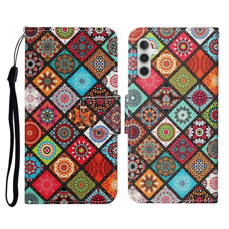 Knižkové puzdro Trendy Cross case Farebné mandaly – Samsung Galaxy A35 5G | Kryty na mobil Kryty na mobil | Knižkové puzdro Trendy Cross case Farebné mandaly – Samsung Galaxy A35 5G | Kryty na mobil