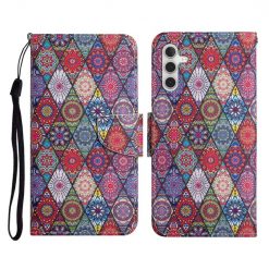 Kryty na mobil | Knižkové puzdro Trendy Cross case Kaleidoskop – Samsung Galaxy A35 5G | Kryty na mobil