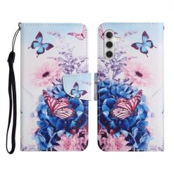 Knižkové puzdro Trendy Cross case Modrý motýľ – Samsung Galaxy A35 5G | Kryty na mobil Kryty na mobil | Knižkové puzdro Trendy Cross case Modrý motýľ – Samsung Galaxy A35 5G | Kryty na mobil