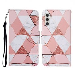 Kryty na mobil | Knižkové puzdro Trendy Cross case Mramor – Samsung Galaxy A35 5G | Kryty na mobil