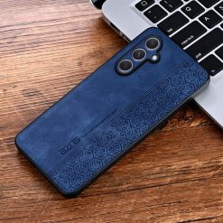 Kryty na mobil | Kryt AZNS Embossed Skin case modrý – Samsung Galaxy A55 5G | Kryty na mobil