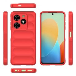 Kryty na mobil | Odolný kryt Magic Shield červený – Tecno Spark 20C / 20 / Go 2024 | Kryty na mobil