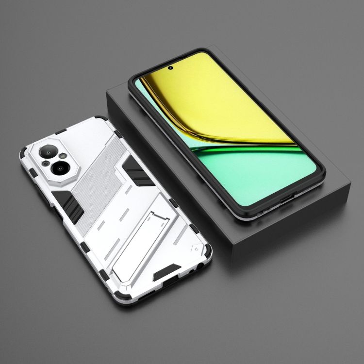 Odolný Kryt Punk armor case biely – Realme C67 4G | Kryty na mobil Kryty na mobil | Odolný Kryt Punk armor case biely – Realme C67 4G | Kryty na mobil