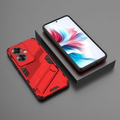 Kryty na mobil | Odolný Kryt Punk armor case červený – Oppo Reno 11 F 5G | Kryty na mobil