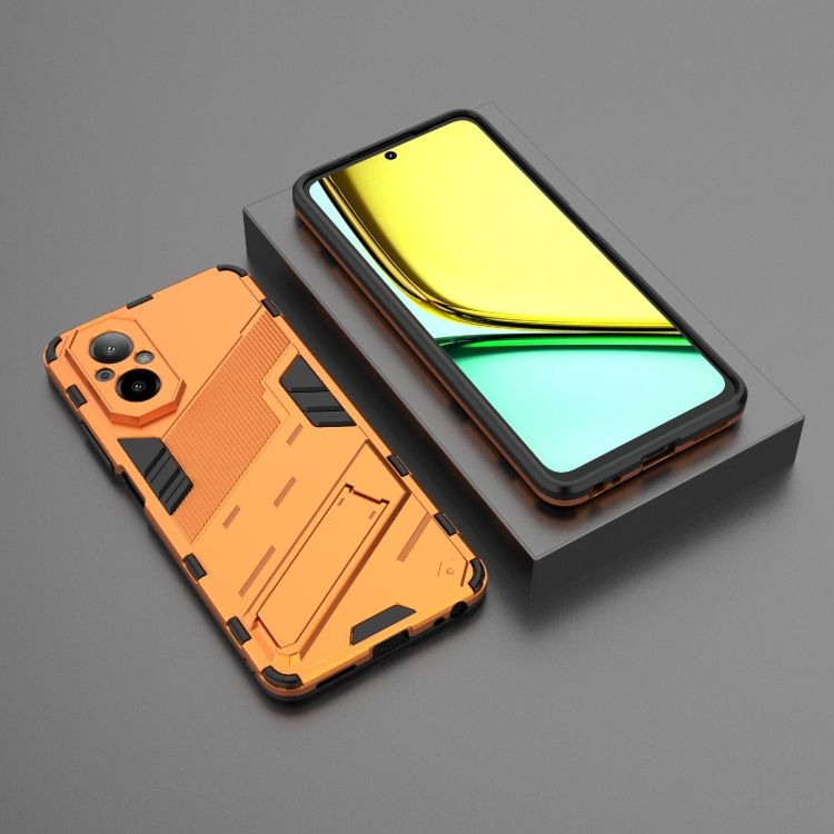 Odolný Kryt Punk armor case oranžový – Realme C67 4G | Kryty na mobil Kryty na mobil | Odolný Kryt Punk armor case oranžový – Realme C67 4G | Kryty na mobil