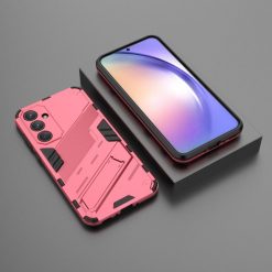 Kryty na mobil | Odolný Kryt Punk armor case ružový – Samsung Galaxy A35 5G | Kryty na mobil