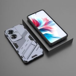 Kryty na mobil | Odolný Kryt Punk armor case sivý – Oppo Reno 11 F 5G | Kryty na mobil