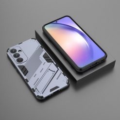 Kryty na mobil | Odolný Kryt Punk armor case sivý – Samsung Galaxy A35 5G | Kryty na mobil