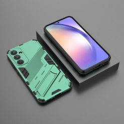 Kryty na mobil | Odolný Kryt Punk armor case zelený – Samsung Galaxy A35 5G | Kryty na mobil