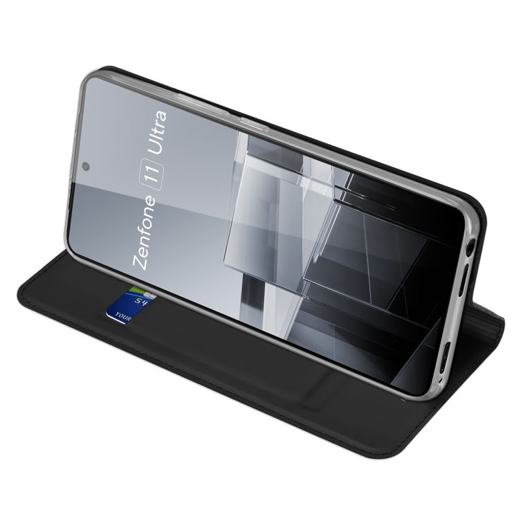 Peňaženkové puzdro Dux Ducis Skin Pro čierne – Asus Zenfone 11 Ultra | Kryty na mobil Kryty na mobil | Peňaženkové puzdro Dux Ducis Skin Pro čierne – Asus Zenfone 11 Ultra | Kryty na mobil