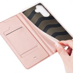 Kryty na mobil | Peňaženkové puzdro Dux Ducis Skin Pro ružové – Samsung Galaxy A55 5G | Kryty na mobil