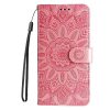 Kryty na mobil | Peňaženkové puzdro Embossing Pattern Slnečnica zelené – Realme C67 4G | Kryty na mobil