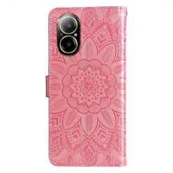 Peňaženkové puzdro Embossing Pattern Slnečnica ružové – Realme C67 4G | Kryty na mobil Kryty na mobil | Peňaženkové puzdro Embossing Pattern Slnečnica ružové – Realme C67 4G | Kryty na mobil
