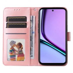 Peňaženkové puzdro Embossing Pattern Slnečnica ružové – Realme C67 4G | Kryty na mobil Kryty na mobil | Peňaženkové puzdro Embossing Pattern Slnečnica ružové – Realme C67 4G | Kryty na mobil