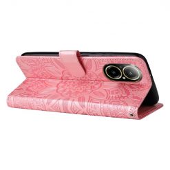 Peňaženkové puzdro Embossing Pattern Slnečnica ružové – Realme C67 4G | Kryty na mobil Kryty na mobil | Peňaženkové puzdro Embossing Pattern Slnečnica ružové – Realme C67 4G | Kryty na mobil