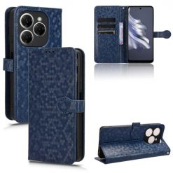 Kryty na mobil | Peňaženkové puzdro Honeycomb Dot Texture Case modré – Tecno Spark 20 Pro | Kryty na mobil
