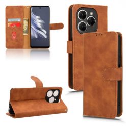 Peňaženkové puzdro Solid hnedé – Tecno Spark 20 Pro | Kryty na mobil Kryty na mobil | Peňaženkové puzdro Solid hnedé – Tecno Spark 20 Pro | Kryty na mobil