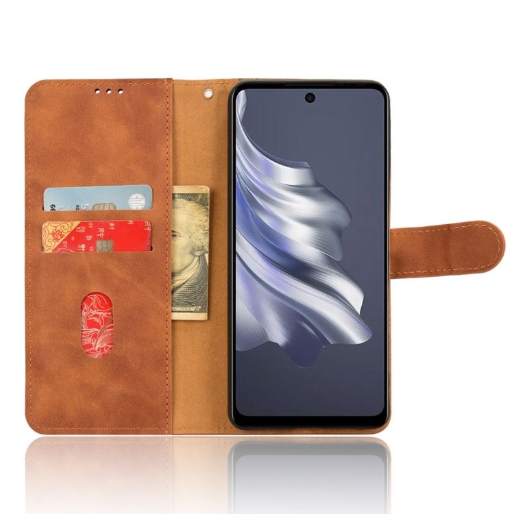 Peňaženkové puzdro Solid hnedé – Tecno Spark 20 Pro | Kryty na mobil Kryty na mobil | Peňaženkové puzdro Solid hnedé – Tecno Spark 20 Pro | Kryty na mobil