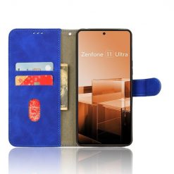 Kryty na mobil | Peňaženkové puzdro Solid modré – Asus Zenfone 11 Ultra | Kryty na mobil