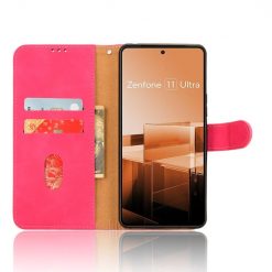 Kryty na mobil | Peňaženkové puzdro Solid ružové – Asus Zenfone 11 Ultra | Kryty na mobil