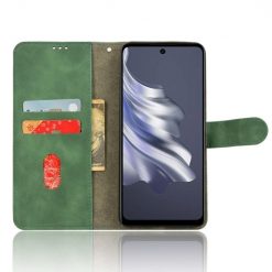 Kryty na mobil | Peňaženkové puzdro Solid zelené – Tecno Spark 20 Pro | Kryty na mobil