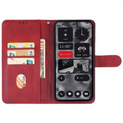 Peňaženkové puzdro Splendid case červené – Nothing Phone (2a) / (2a) Plus | Kryty na mobil Kryty na mobil | Peňaženkové puzdro Splendid case červené – Nothing Phone (2a) / (2a) Plus | Kryty na mobil
