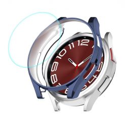 Puzdro Enkay Soft Case modré pre Samsung Galaxy Watch 6 Classic 47mm