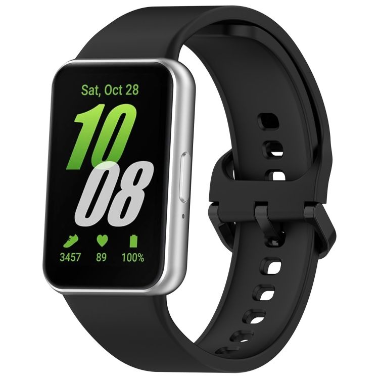 Remienok Solid Wristband čierny pre Samsung Galaxy Fit 3 | Kryty na mobil Kryty na mobil | Remienok Solid Wristband čierny pre Samsung Galaxy Fit 3 | Kryty na mobil