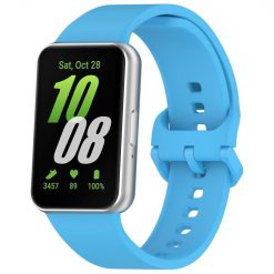 Kryty na mobil | Remienok Solid Wristband modrý pre Samsung Galaxy Fit 3 | Kryty na mobil